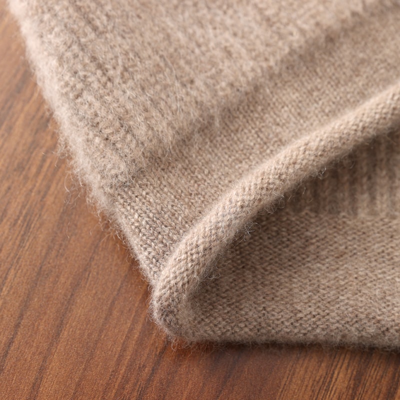 Cute Laceup Womens Winter Knitted Hats Pure Wool Pullover Beanie Windproof Earflap 2