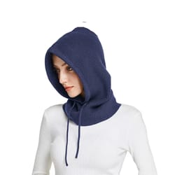 winter neck cover cashmere knitted hooded hat women, balaclava skullies beanies, face ear protect woollen caps