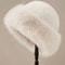 Furry Hats For Women Thickened Winter Outfits Solid Color Mongolian Style Hats 7