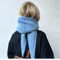 Winter Wool Big Sophie Scarf Oversize Hood Balaclava Bomber Hat Women Windproof Ear Protection Warm 2
