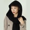 Winter Wool Big Sophie Scarf Oversize Hood Balaclava Bomber Hat Women Windproof Ear Protection Warm 7
