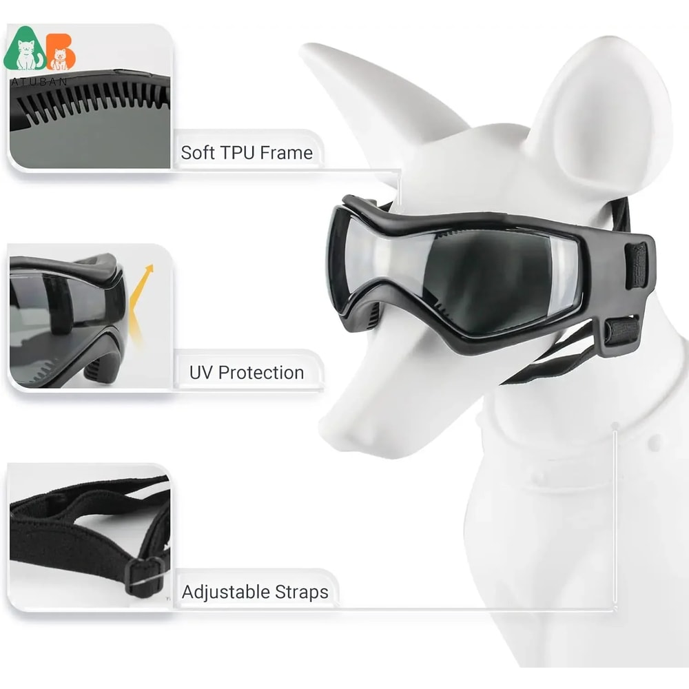 Pet Motorcycle Helmet Hat For Small Dogs Dog Helmet And Goggles Set With Adjustable Straps For Pupp 1