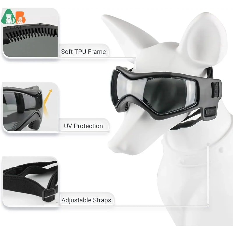 Pet Motorcycle Helmet Hat For Small Dogs Dog Helmet And Goggles Set With Adjustable Straps For Pupp 1