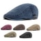 Unisex Vintage Cotton Beret Adjustable Fashion Hat Casual Retro Newsboy Summer Autumn Flat Visor 0