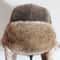 Winter Bomber Hats Men Warm Russian Ushanka Hat PU Leather Fur Trapper Cap Ear Flap For Women 1