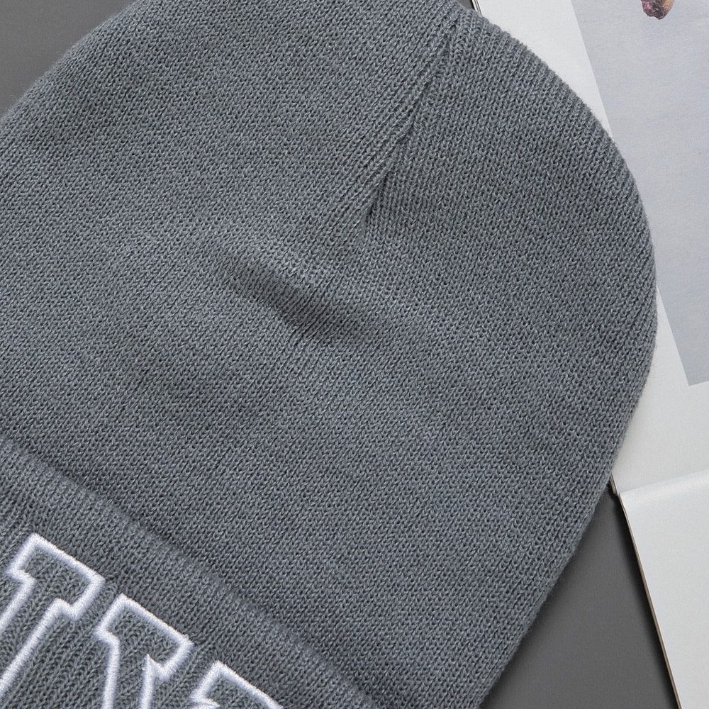 Fashionable Unisex Embroidered Knitted Hat with Letters NY Warm Woolen Winter Hat All-Matching Style