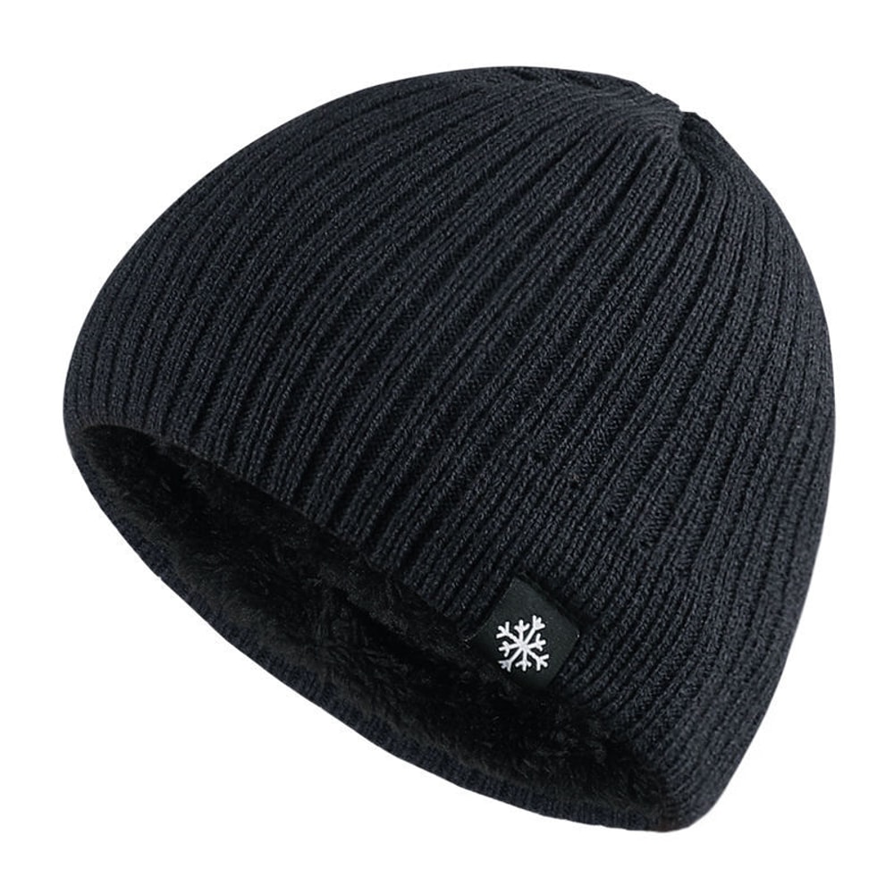 Windproof And Warm Autumn And Winter Thick Wool Blended Knitted Hats For Men And Women Outdoor Wear 2
