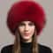 Fashion Winter Warm Hat Natural Fox Fur Hat With Earmuffs Thick Fur Cap For Women 3