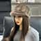 Genuine Mink Fur Hat Winter Women Natural Quality Fashion Cap For Outdoor Wear 0