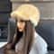 Genuine Mink Fur Hat Winter Women Natural Quality Fashion Cap For Outdoor Wear 3