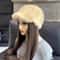 Genuine Mink Fur Hat Winter Women Natural Quality Fashion Cap For Outdoor Wear 6