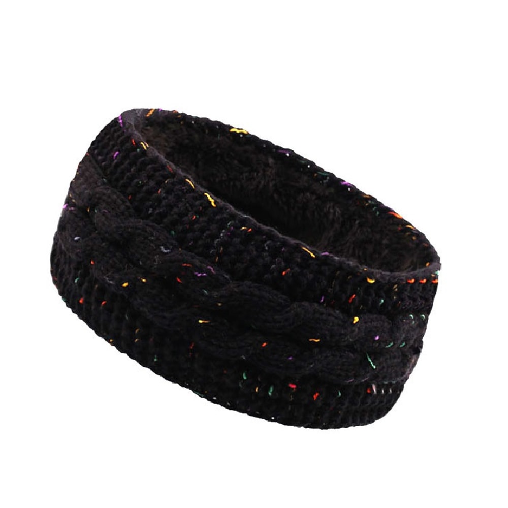 Thick Headband Winter Velvet Knitted Windproof Ear Protection For Ultimate Comfort 8