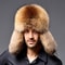 Warm Hat Faux Fur Mens Bomber Cap Thickened Russian Winter Hat 8