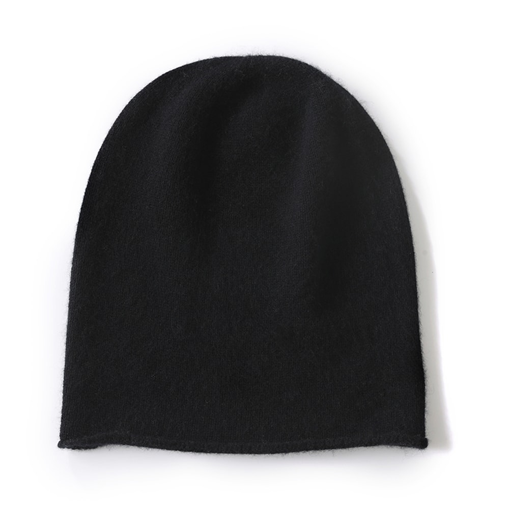 Outdoor Winter Cashmere Knitted Beanie Hat Solid Color Unisex Warm Hedging Cap For Men And Women 10