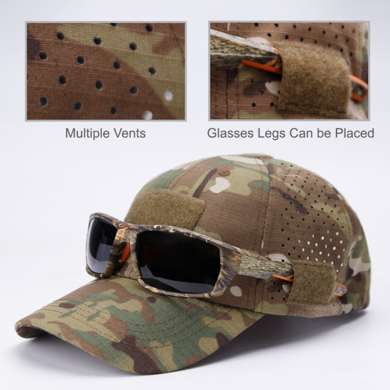 Athletic Casual Breathable Camouflage Baseball Cap For Men Military Training Hat Tactical Sun Hat B 4