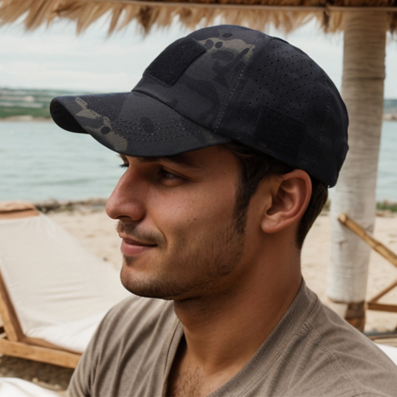 Athletic Casual Breathable Camouflage Baseball Cap For Men Military Training Hat Tactical Sun Hat B 2