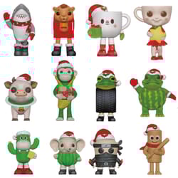 funny doll desktop decoration, new christmas edition tungtungsahur figure model, tralalero tralala blind box toy gift