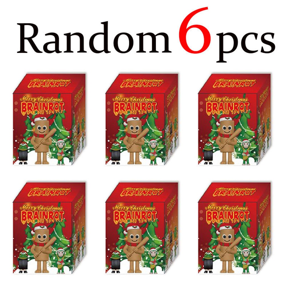 Funny Doll Desktop Decoration New Christmas Edition Tungtungsahur Figure Model Tralalero Tralala Bl 3