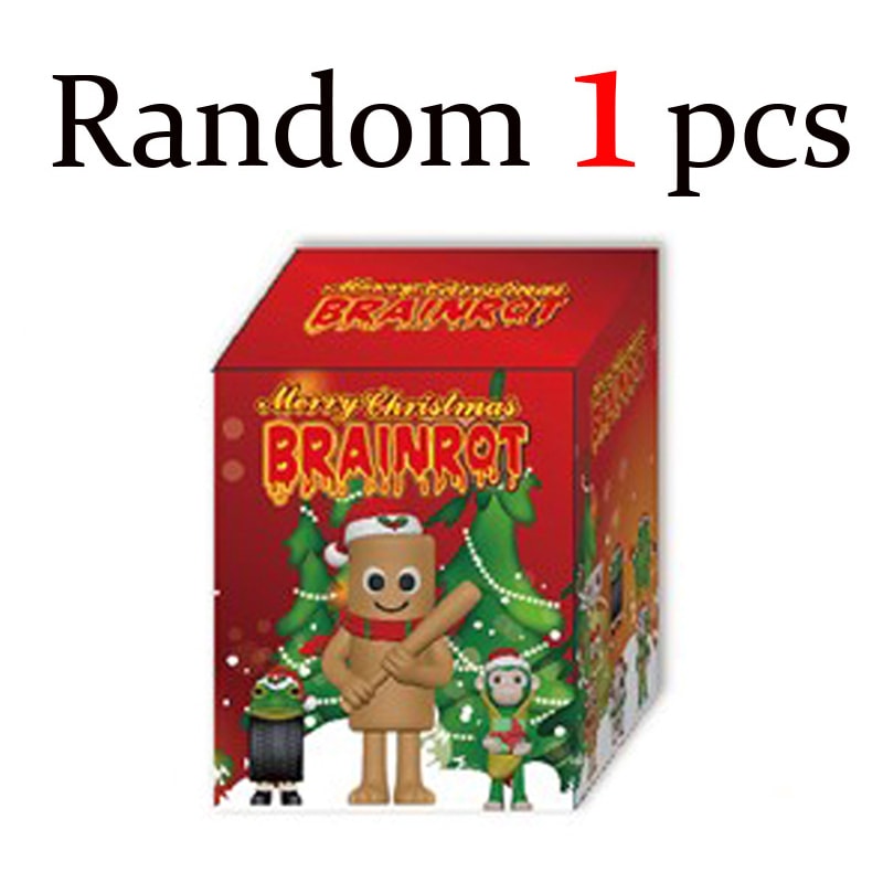 Funny Doll Desktop Decoration New Christmas Edition Tungtungsahur Figure Model Tralalero Tralala Bl 1