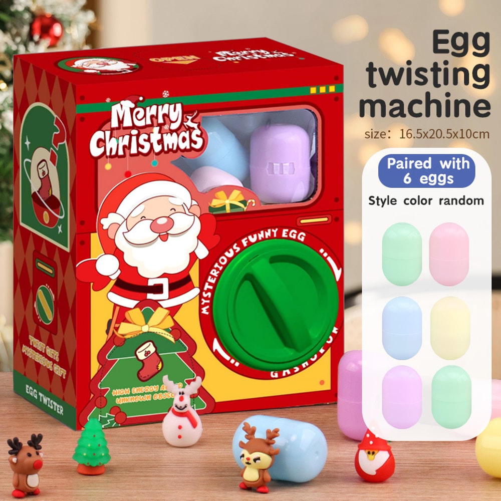 Baby Scratching Machine Blind Box Childrens Fun Animal Egg Twister Capsule Toys Christmas Doll Claw 0