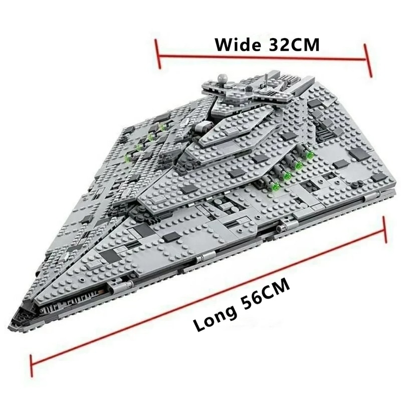 New Destroyer Space Spaceship Building Blocks Set Compatible With Starship Fighter Model DIY Toy Fo 5