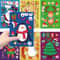 Kids DIY Puzzle Stickers Cartoon Christmas Snowman Party Decor Waterproof Jigsaw Toy Make A Face 2