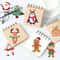 Kids DIY Puzzle Stickers Cartoon Christmas Snowman Party Decor Waterproof Jigsaw Toy Make A Face 3