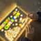 LED Transparent Magic Board For Kids Luminous Acrylic Drawing Note Board With Stand Educational DIY 5