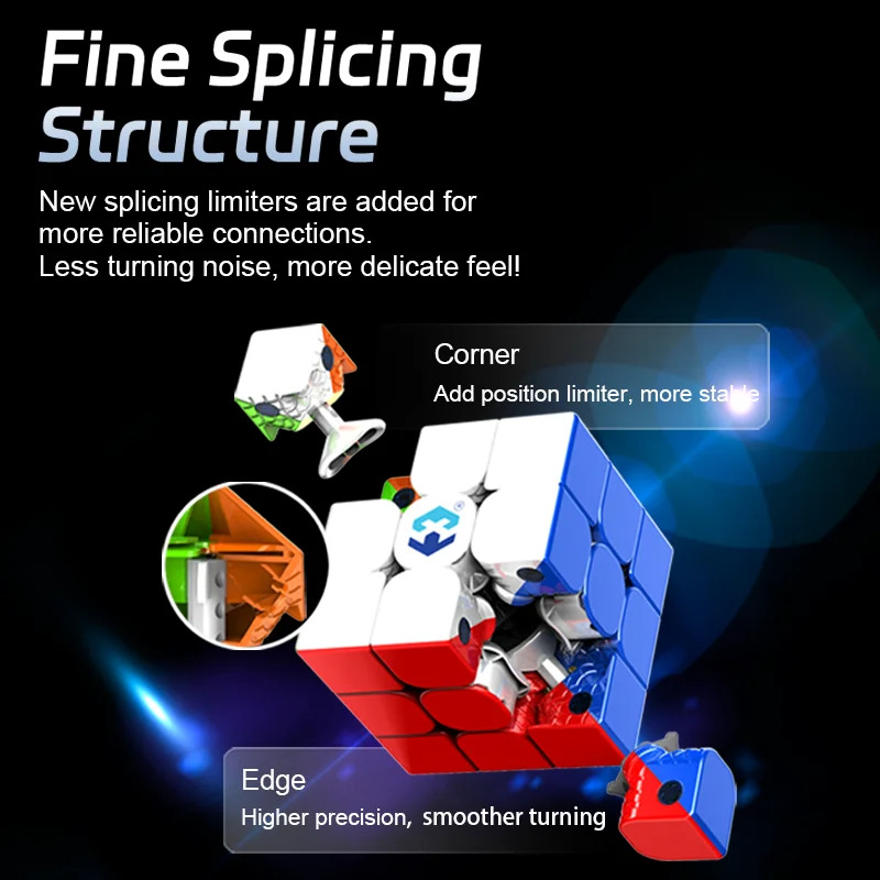 Pyraminx SpeedCubing Magnetic Speed Cube BrainTeaser Kids Toy DIY Puzzle With Level Tension Fidget 2