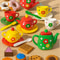 Cake Dessert Afternoon Tea Set for Girls Kitchen Toys Kids Holiday Christmas New Year Gifts