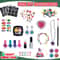 Christmas DIY Makeup And Armor Set Jewelry Beads Necklaces Hairpins Cartoon Toys Gifts For Children 4