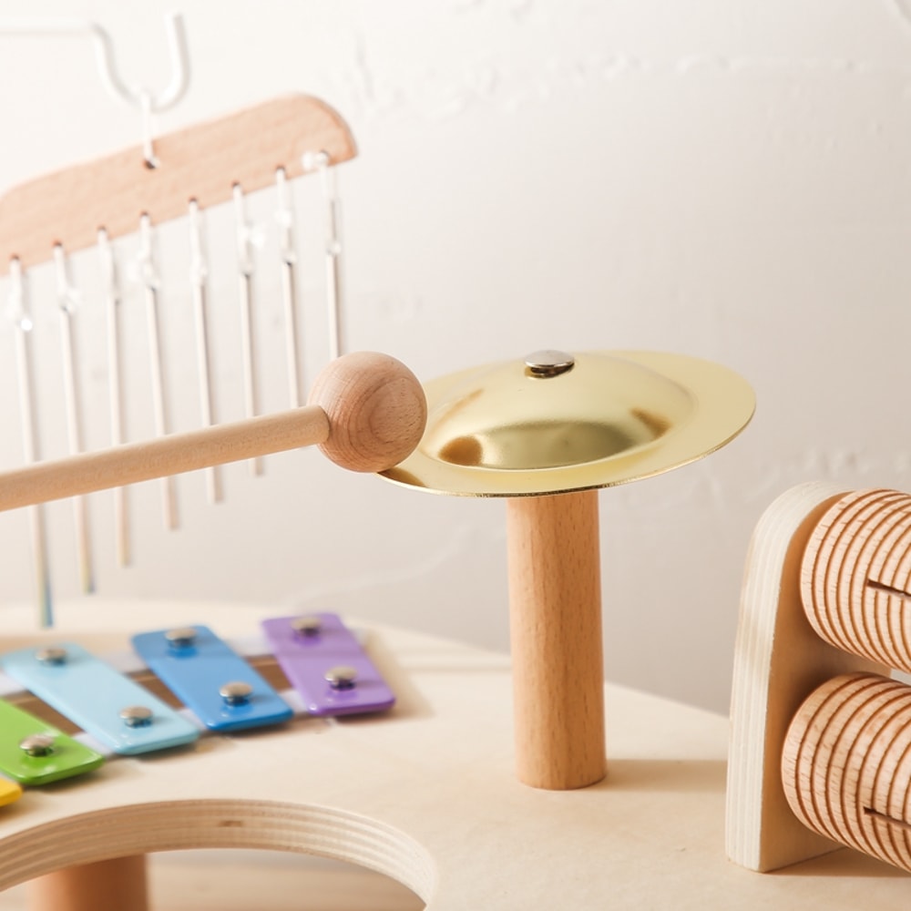 Montessori Musical Toys, Baby Educational Toys, Wooden Xylophone Aeolian Bells, Childrens Music Table Toys