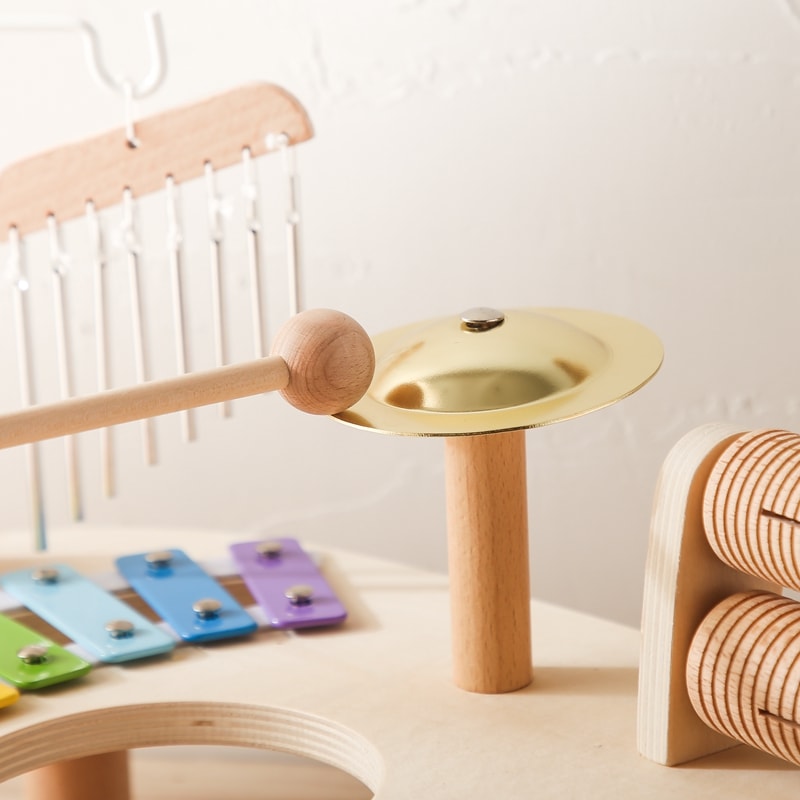 Montessori Musical Toys, Baby Educational Toys, Wooden Xylophone Aeolian Bells, Childrens Music Table Toys