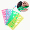 DIY Art Magic Color Rainbow Scratch Card Set With Graffiti Stencil For Kids Painting Craft 4