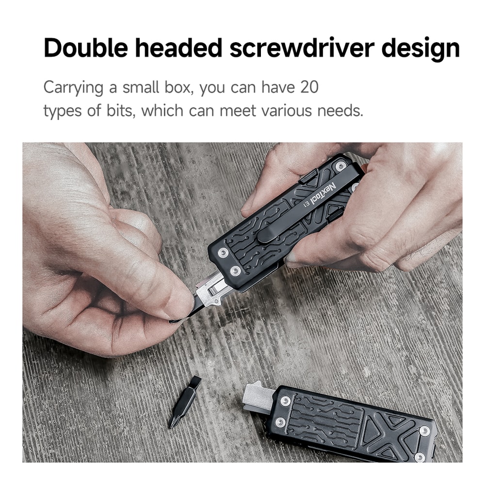 Screwdriver Set Hex Bit Accessory Kit For Pocket Tools E1 Captain Flagship Hand Tools Multitool 5