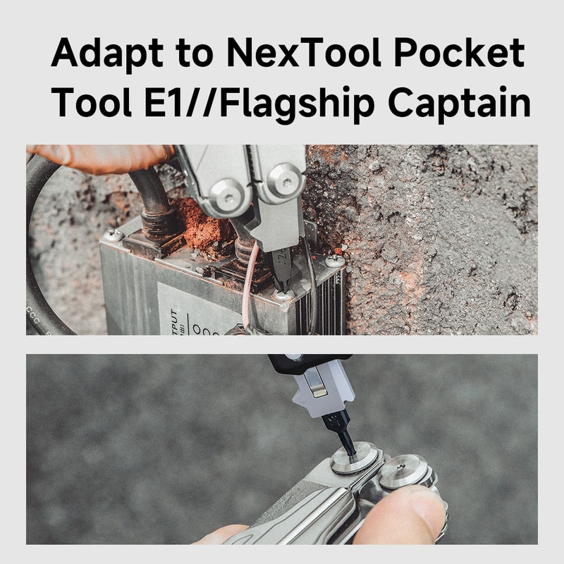 Screwdriver Set Hex Bit Accessory Kit For Pocket Tools E1 Captain Flagship Hand Tools Multitool 6