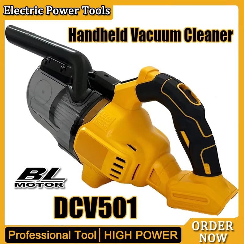 Portable Brushless Dry Handheld Vacuum Cleaner For Home Car And Pet Cleaning Power Tools 6