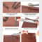 Leather Craft Tools Kit Engraving Punching Sewing Stamping Tools With Storage Bag 3