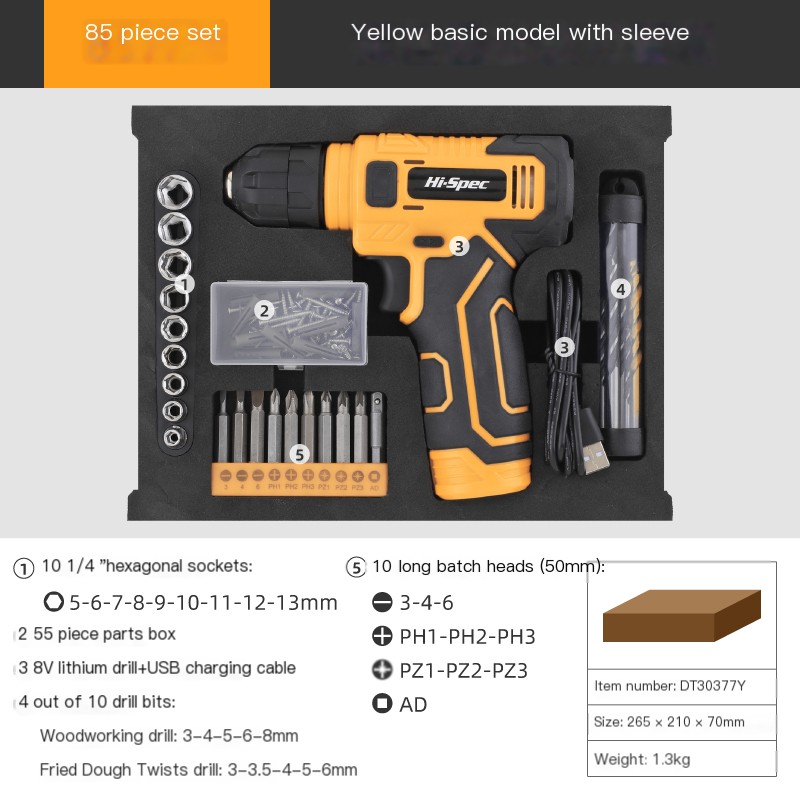 Power Tool Set Pink Home Repair Tools Kit With Lithium Drill Magnetic Precision Bits And Toolbox 6