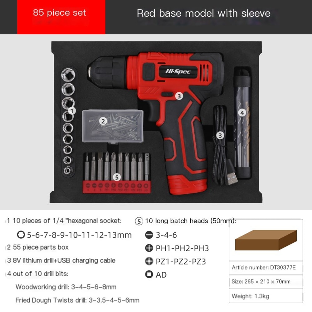 Power Tool Set Pink Home Repair Tools Kit With Lithium Drill Magnetic Precision Bits And Toolbox 9