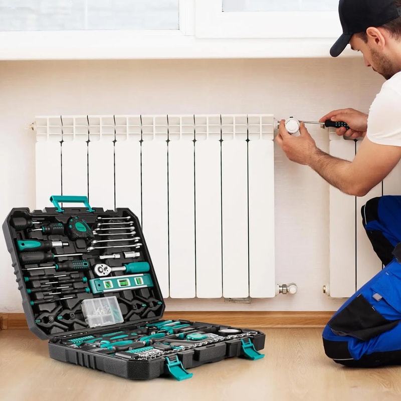 Complete General Mechanic Tool Set 198 Piece Household Tool Kit 2