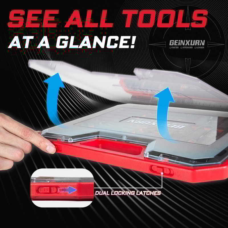 DIY Tools Set Packaged with Impact Screwdriver Bits, Mini Wrench, Step Drill, Socket Adapter, and Bit Holder
