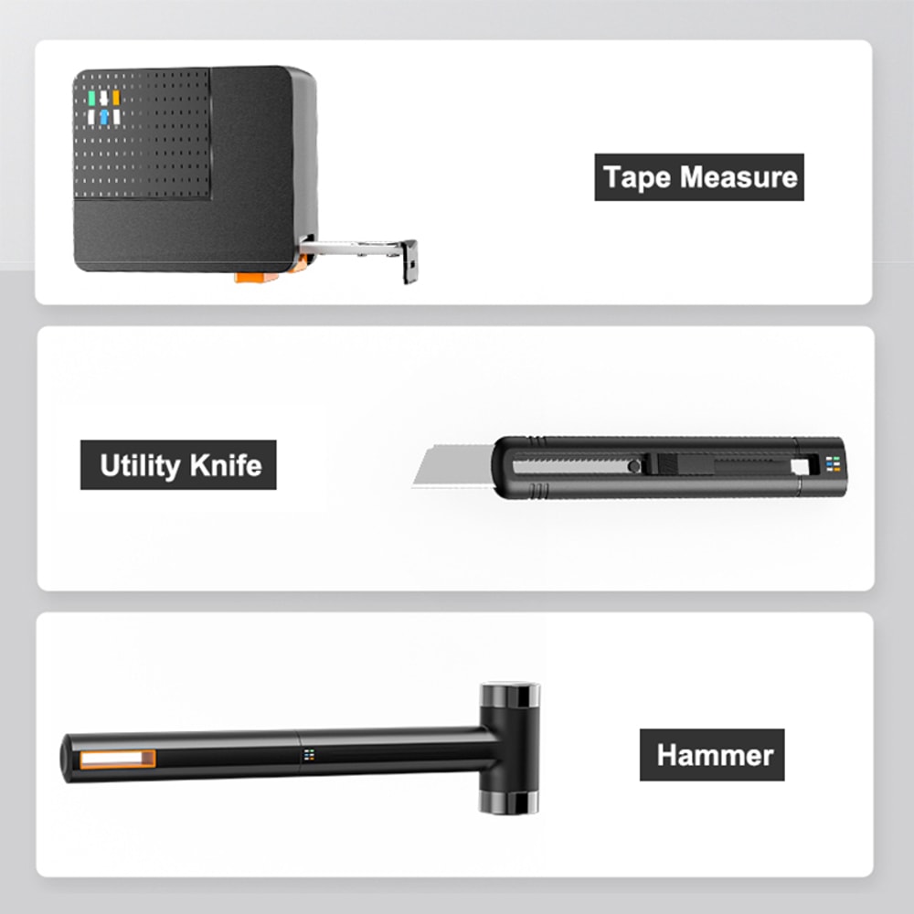 Auto Repair Tool Set Household Hand Tool Kit with Plastic Toolbox Storage Case