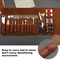 Leather Craft Sewing Tools Set with Awl Upholstery Thread Needles Thimble for DIY Repair Stitching