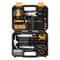 All Purpose Home Tool Kit General Household Hand Tool Set With Plastic Toolbox Storage Case 0