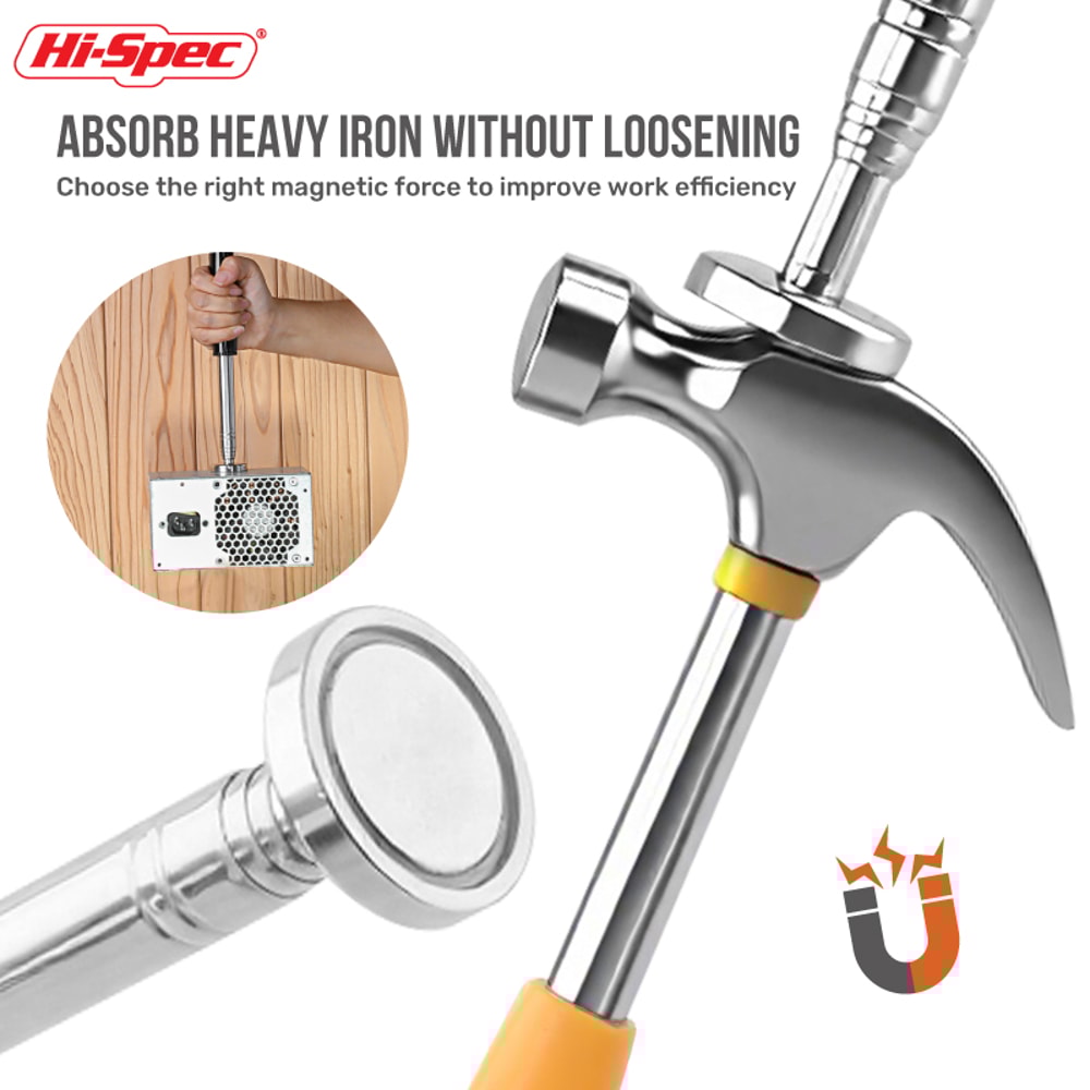 Retractable Stainless Steel 50LB Magnetic Telescopic Picker Pickup Stick Tool For Hard To Reach Are 2