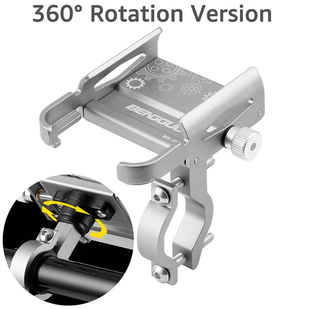 Rotation Bike Phone Holder Universal Motorcycle Handlebar Mount For Devices 7