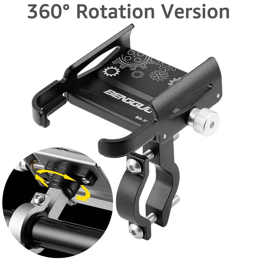 Rotation Bike Phone Holder Universal Motorcycle Handlebar Mount For Devices 8