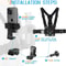 Adjustable Phone Clip Holder with Chest Strap for Sport Camera and Mobile Phones Versatile, Durable, and Adjustable Mo