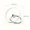 Transparent Circle Finger Ring Mobile Phone Holder Universal Cellphone Bracket for Men & Women